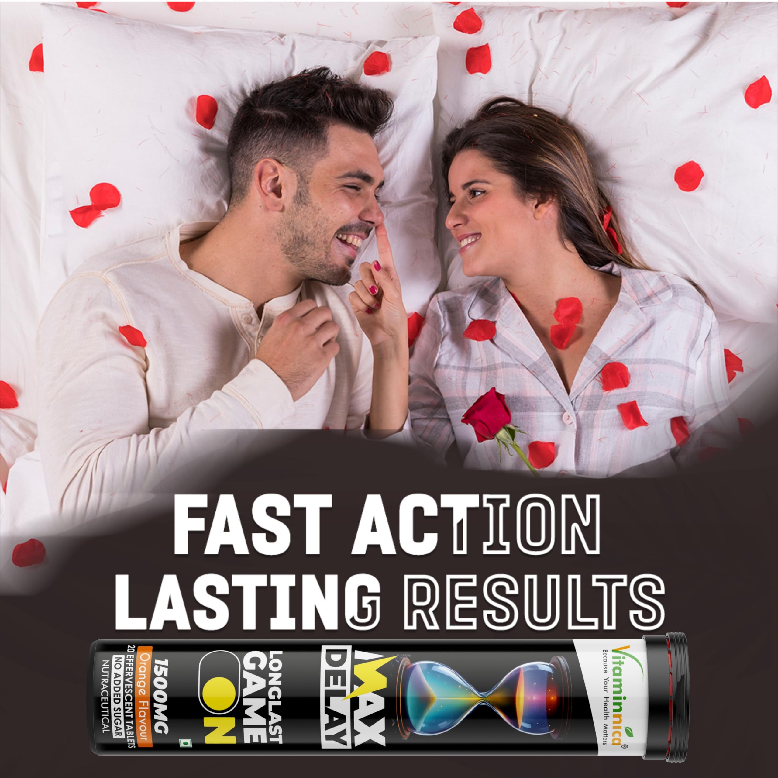 Vitaminnica Max Delay | Long-Last Performance Support for Men – Extended Stamina, Endurance & Control – Game On Formula | Natural Herbal Supplement | Vegan, Non-GMO, Gluten-Free (Pack of 1) — Amazon image 6
