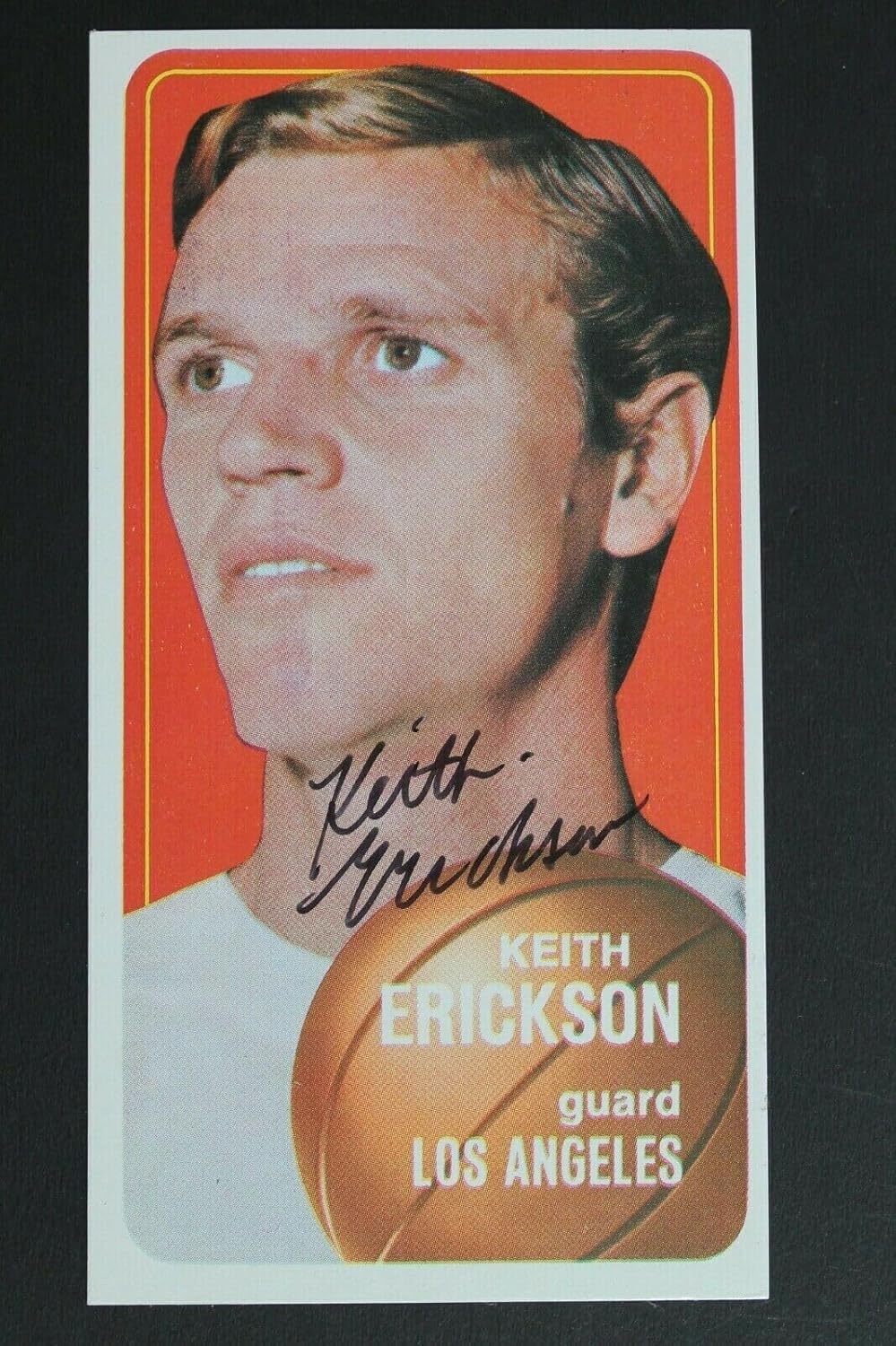Keith Erickson LA Lakers Autograph 1970 Topps #38 Basketball Signed Card