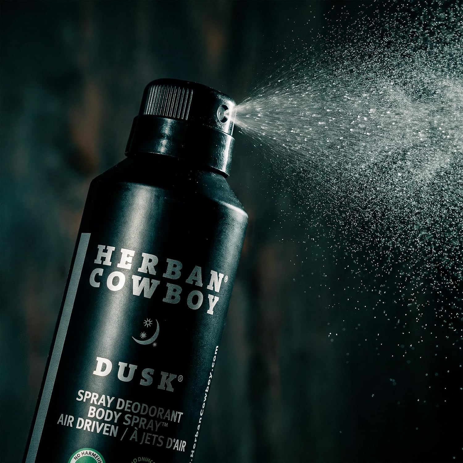 Herban Cowboy Dusk Body Spray Deodorant with Hints of Cedar, Lavendar, Lime, and Sandalwood (2.8 oz)