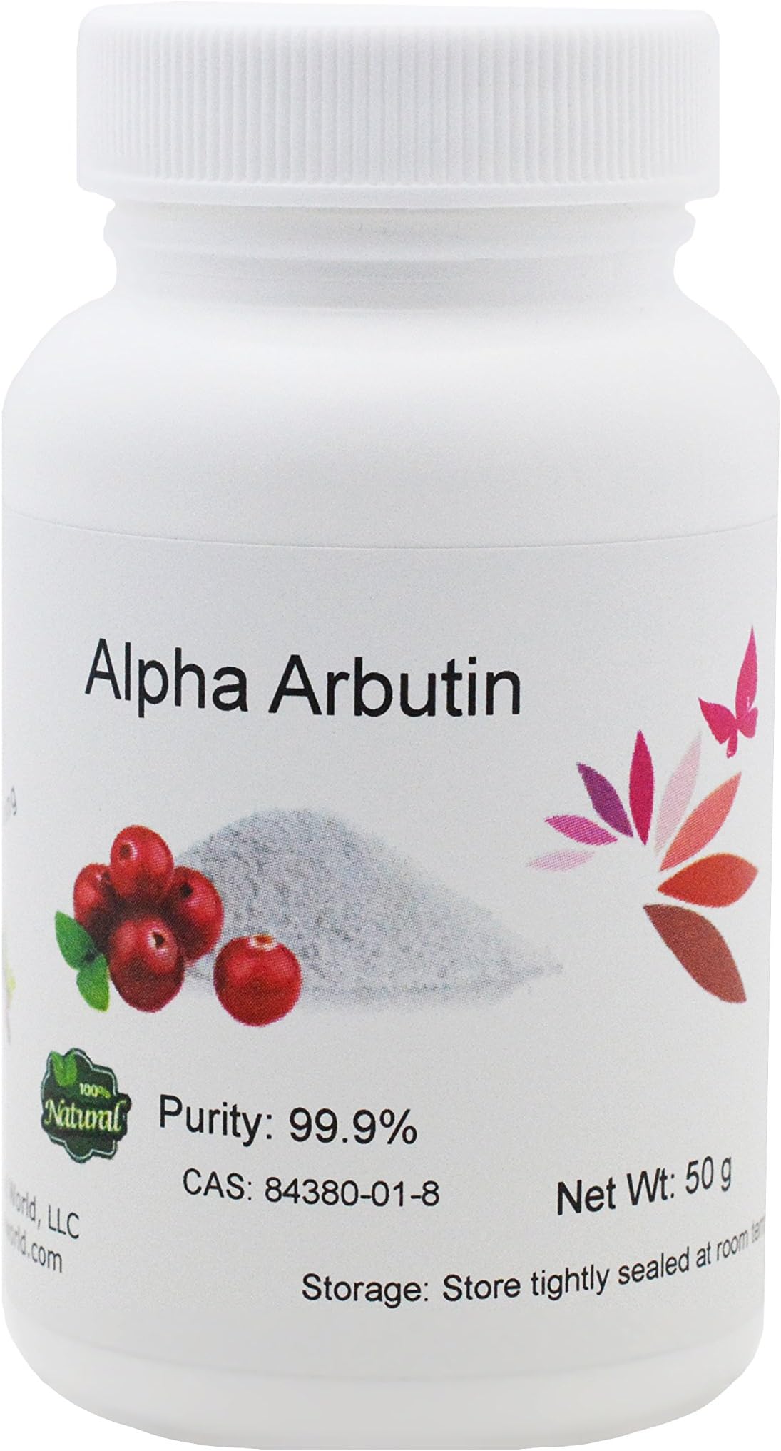 Pure Alpha-Arbutin Powder, 100 Grams, Quality Guaranteed!