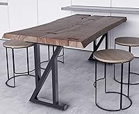 Vista 3 de Furniture Legs Table Legs,Stable and Study DIY Dining Tabel Legs Furniture Legs Desk Legs Rustic Decory Square Tube Industrial Table Legs