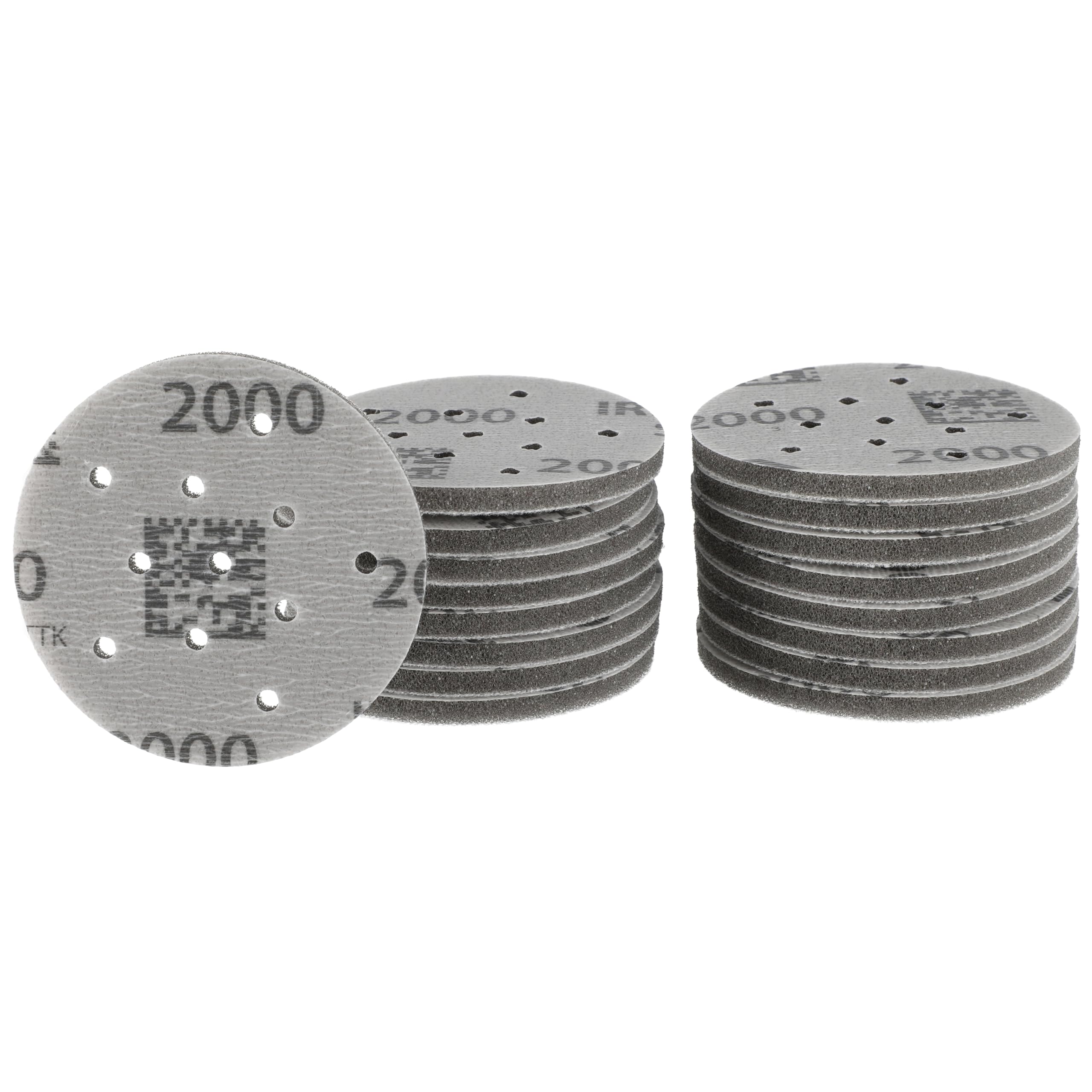 Mirka Iridium Disques abrasifs Ø 77 mm P2000 Multifit 20 pièces