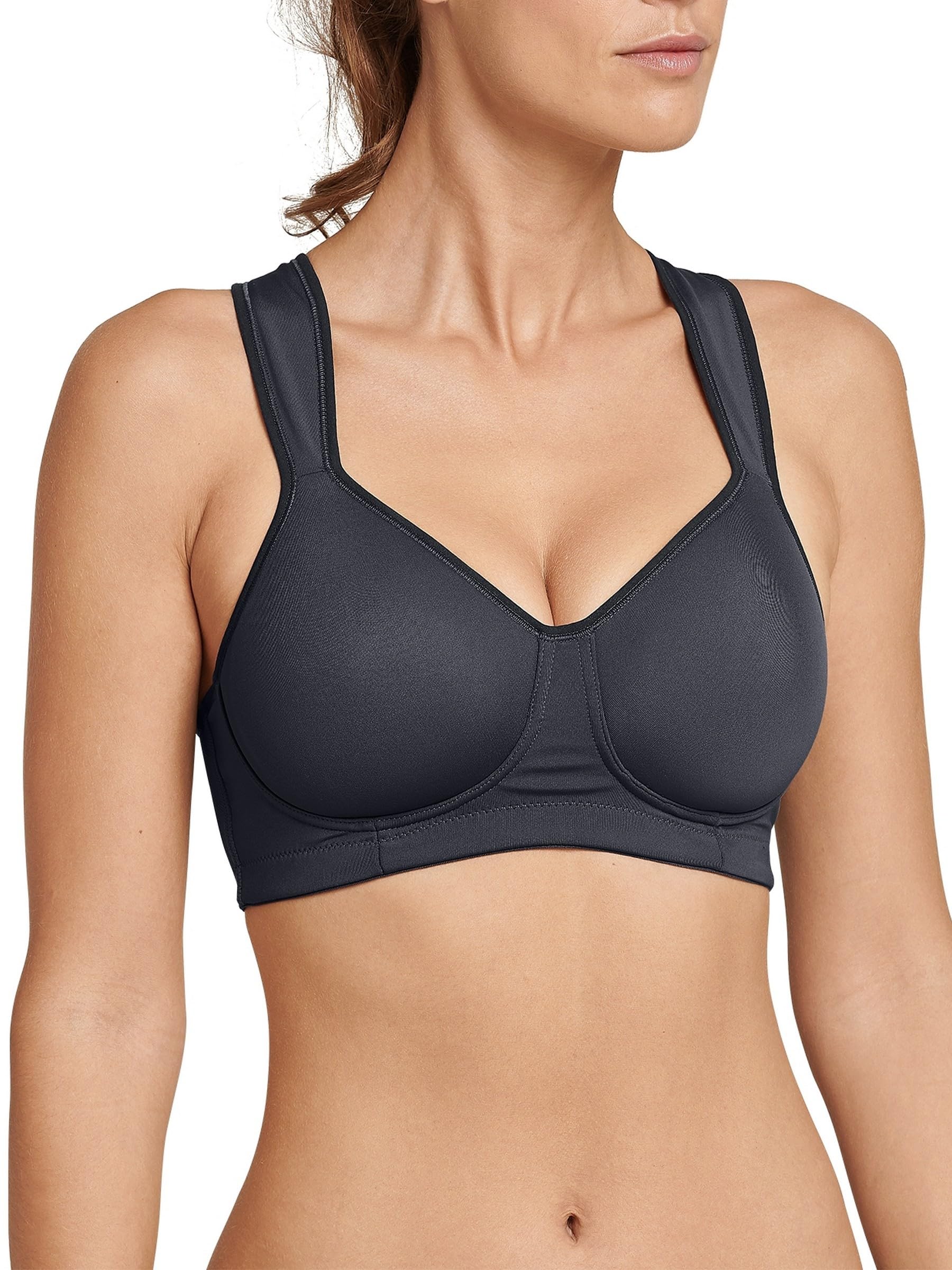Schiesser Damen BH Bra Softcup Sport-BH - 161898