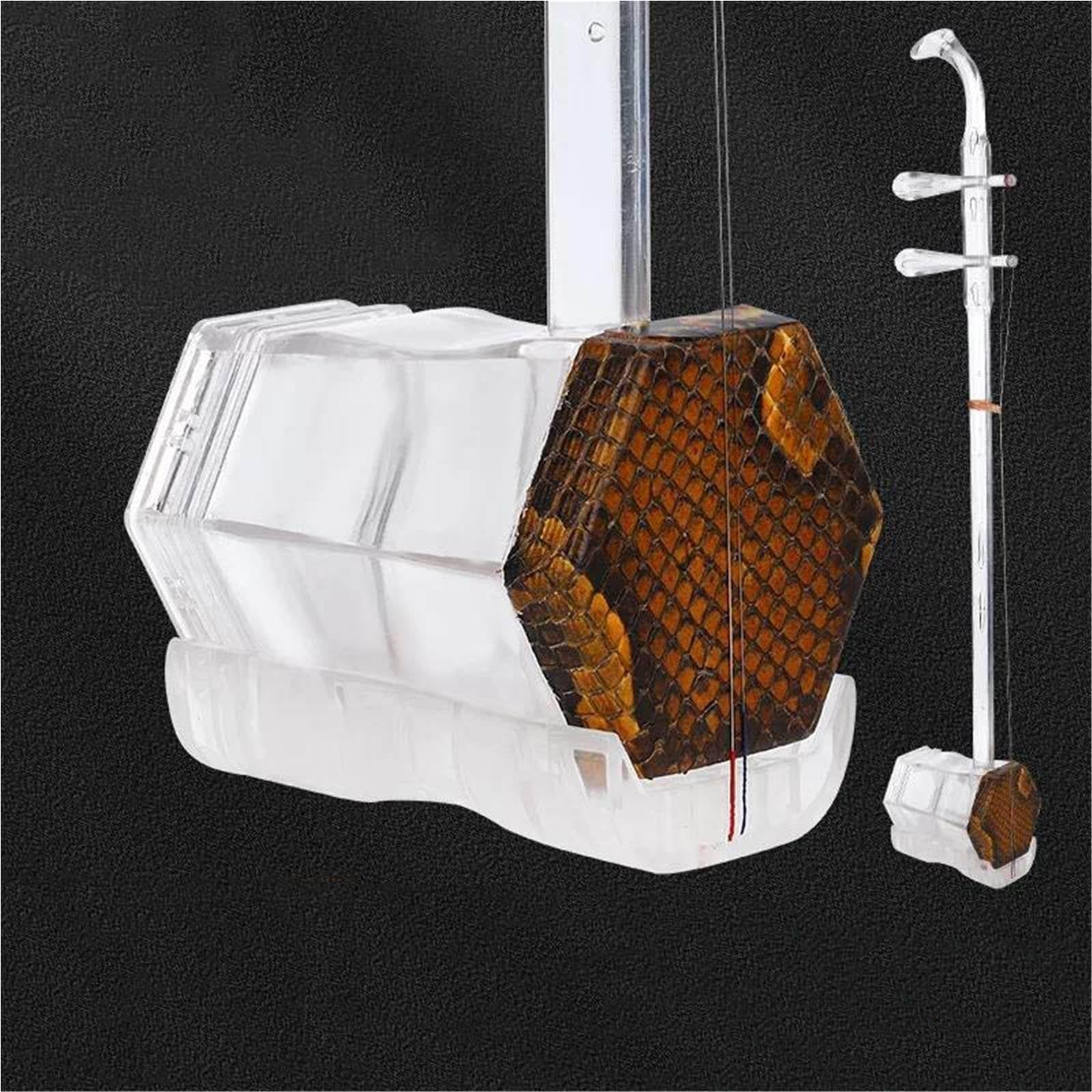 Erhu Musikinstrumente Transparentes Harz Erhu