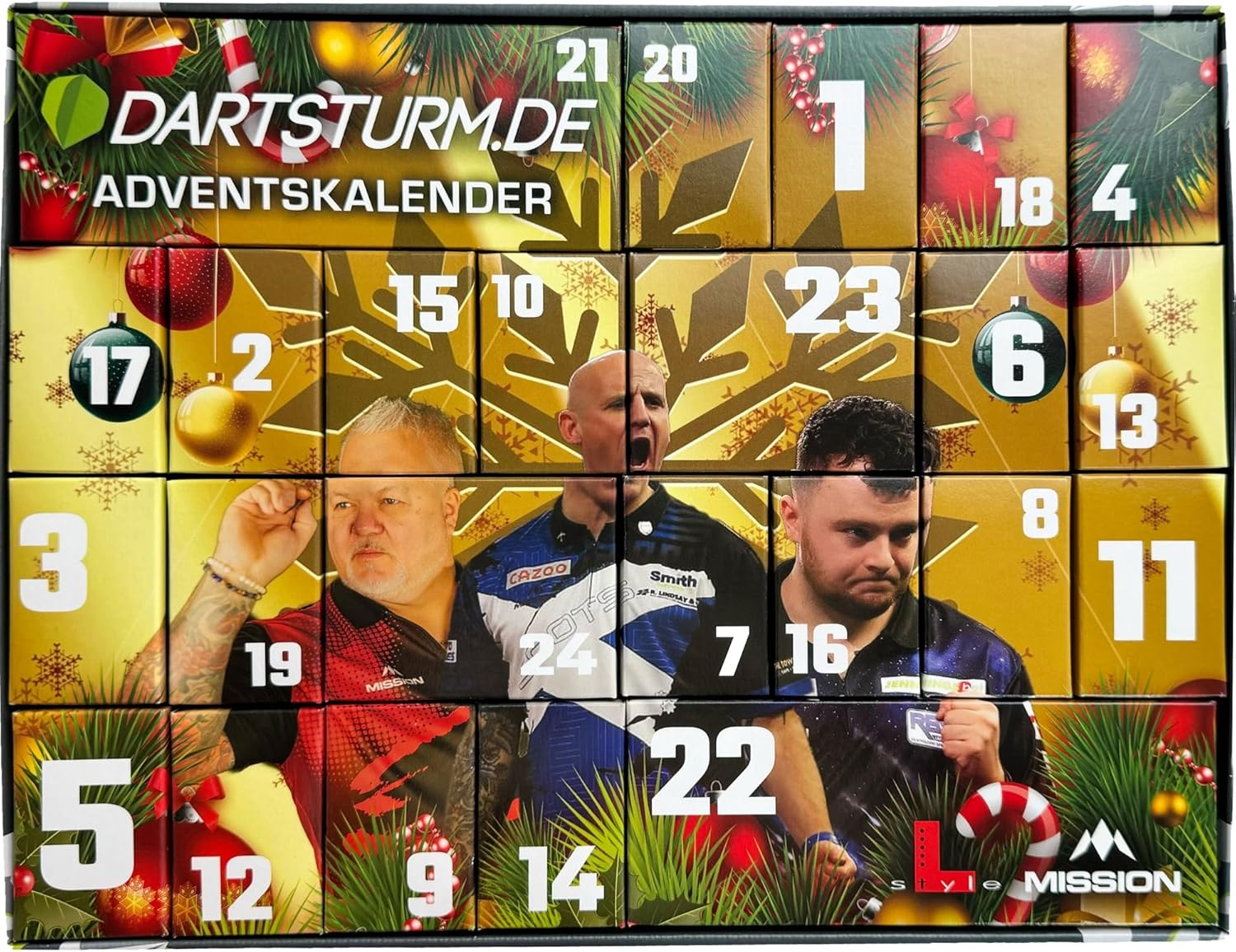 DartSturm.de Darts Adventskalender 2023 Amazon.de Sport & Freizeit