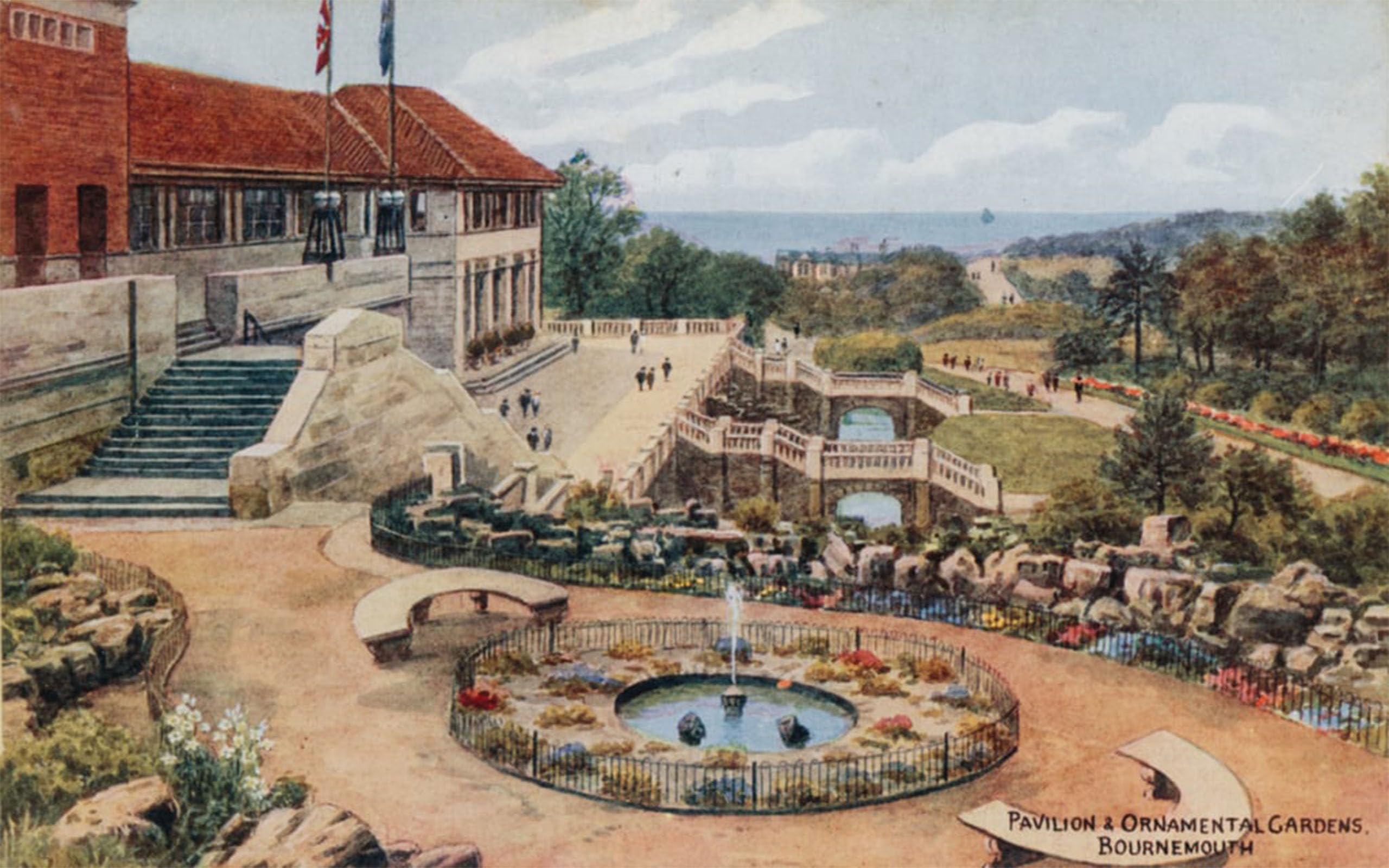 Tableau toile Bournemouth par Alfred Robert Quinton 60x90cm - 5