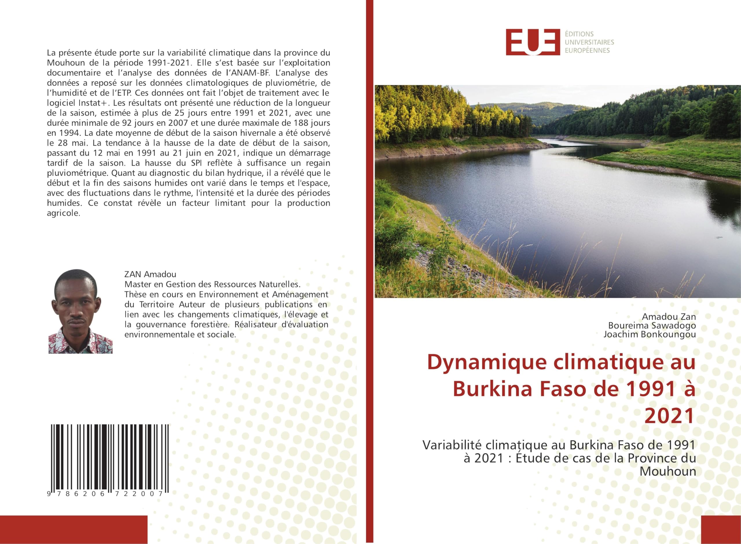 Dynamique climatique au Burkina Faso (1991-2021) - Livre d'analyse environnementale