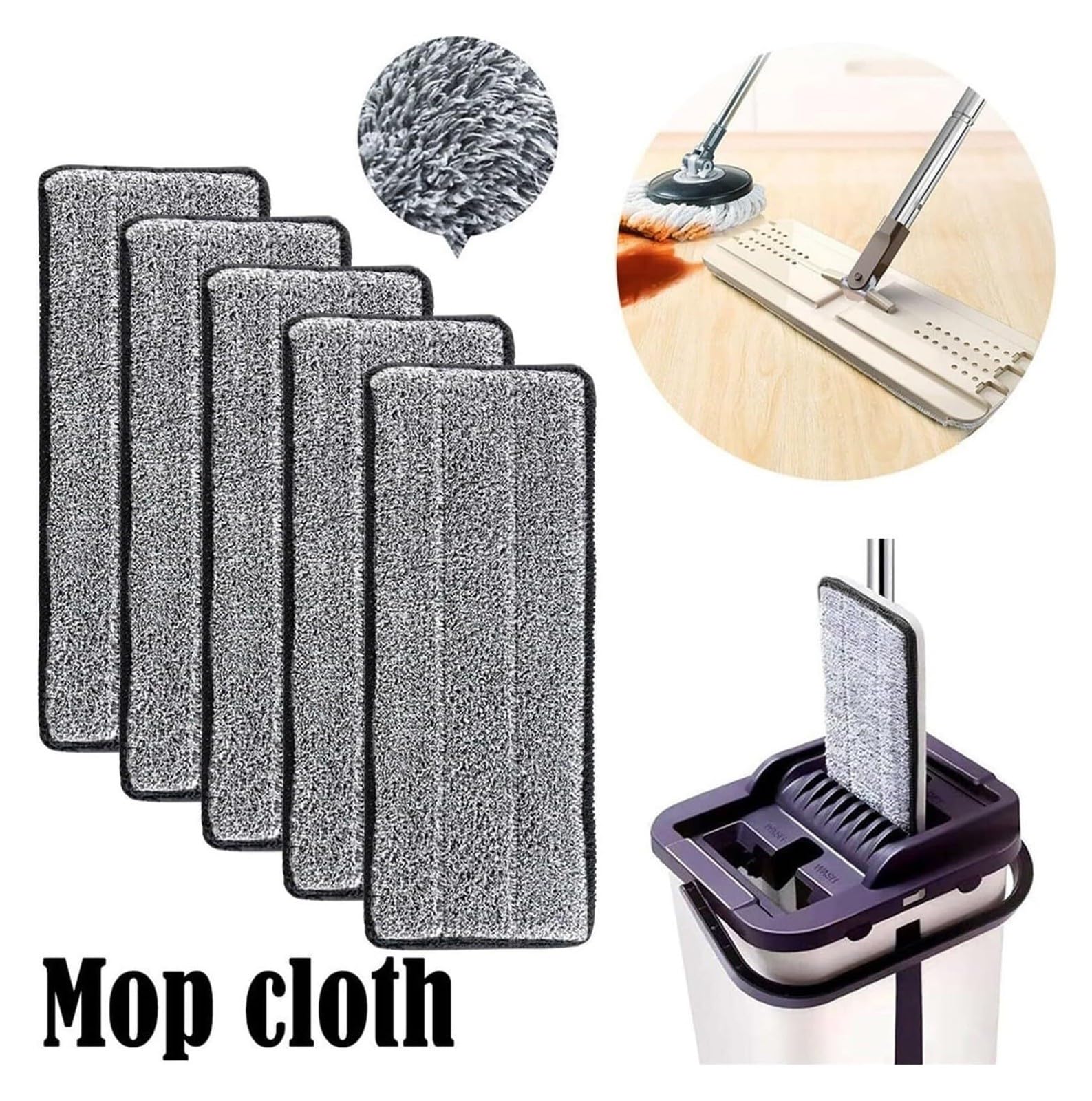 Remplacement du Tampon de vadrouille en Microfibre