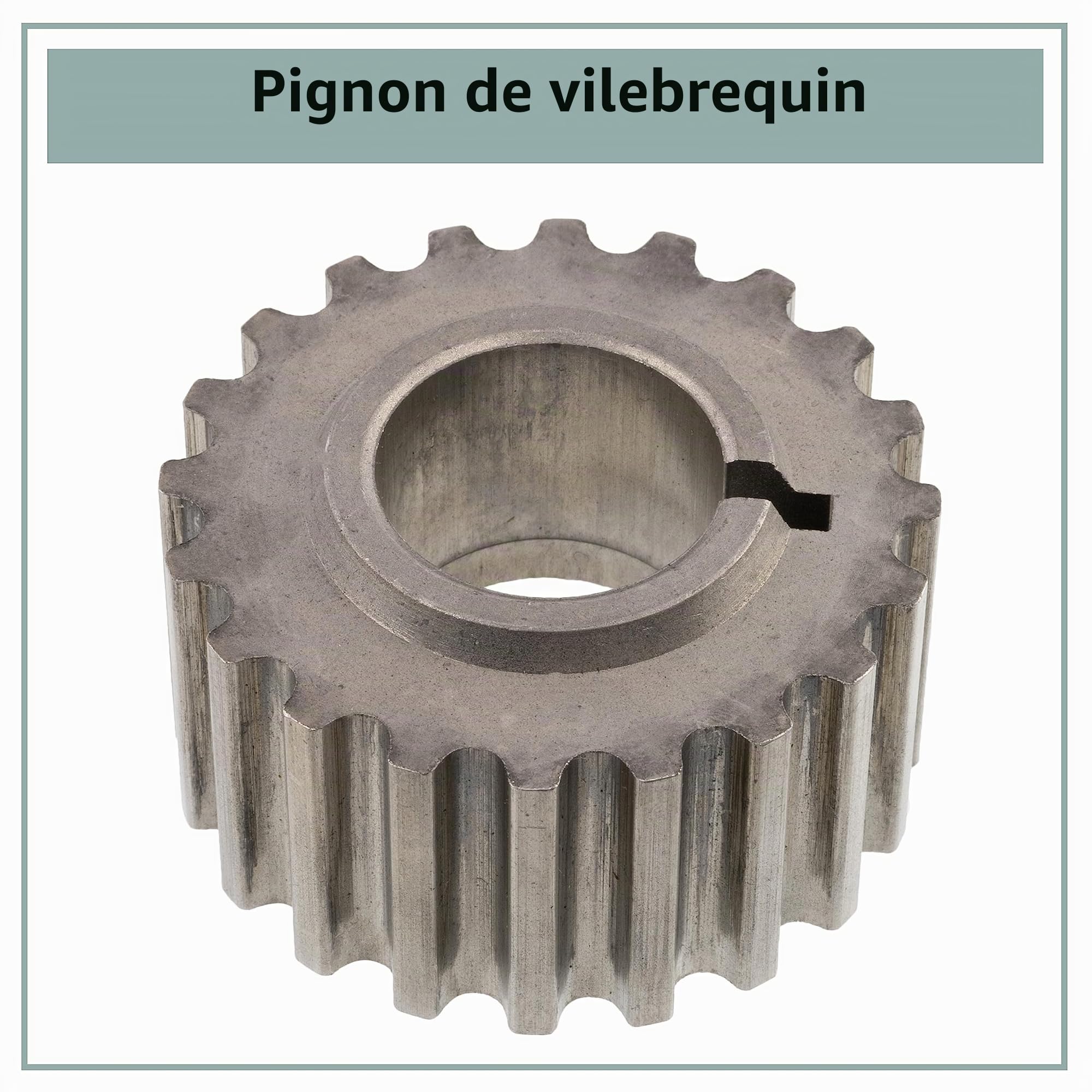 AERZETIX - C43388 - Pignon de vilebrequin - compatible avec numéros ОЕ 8200029646, 8200313627, 8200371496
