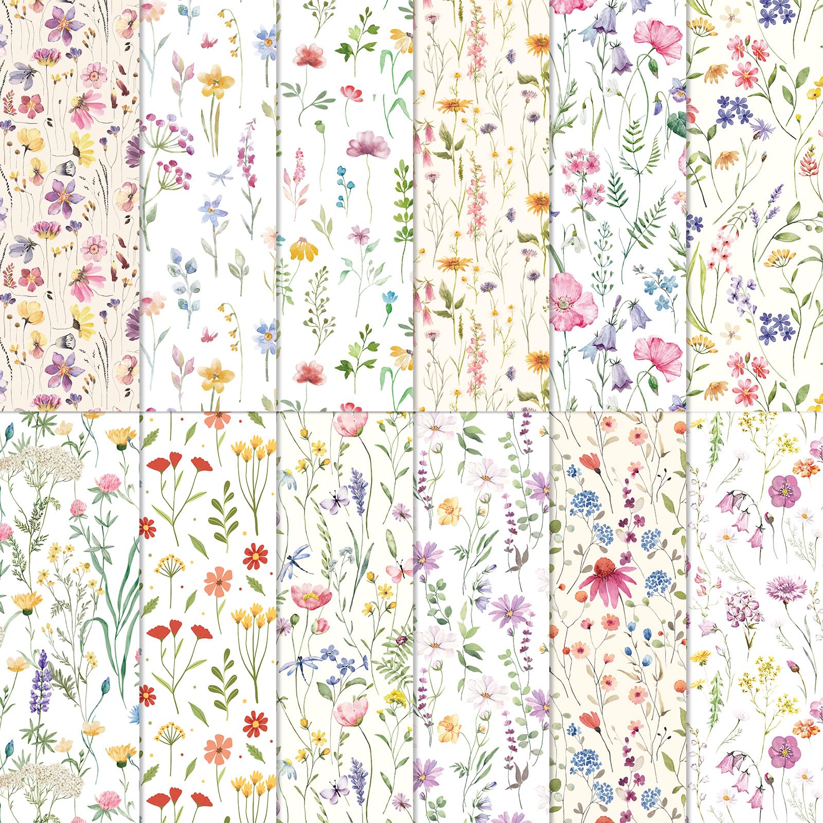 Amazon.com: JarThenaAMCS 12 Pcs Wildflower Cotton Fabric Bundles 18 x 22  Inch Watercolor Floral Fat Quarters Flower Sewing Fabrics for Spring DIY  Crafts Party Decor : Arts, Crafts & Sewing