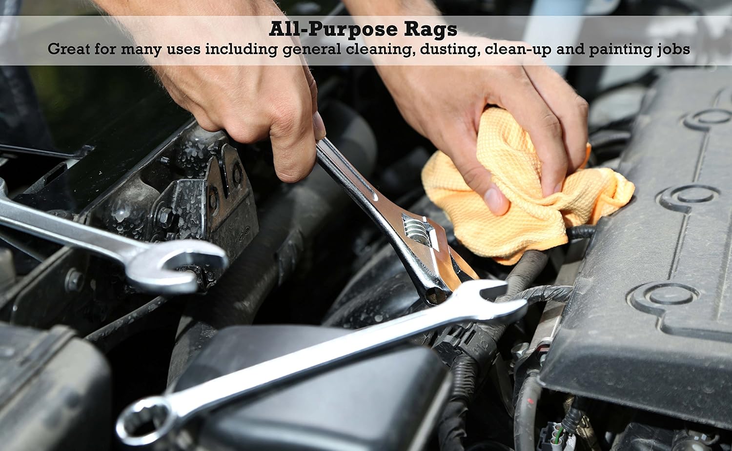 100 Lb Shop Rags - Also Called Cotton Nylon Rags, Cleaning Towels, Wiping Cloths, Cloth Rags, Recycled Rags, Tshirt Cloth Rags