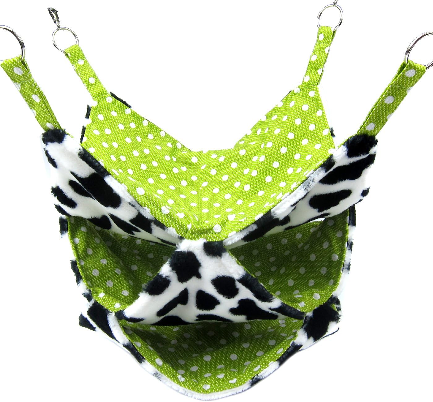 Alfie Pet - Taina Hammock for Mouse, Chinchilla, Rat, Gerbil and Dwarf Hamster - Color: Green, Size: Small
