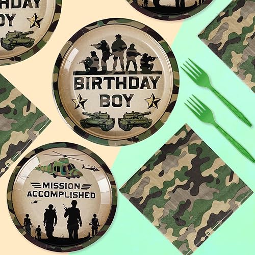 Miniatura 7 de 96 piezas de suministros para fiesta de avión, platos de fiesta de avión, servilletas, tenedores, decoraciones de cumpleaños para niños, fiesta