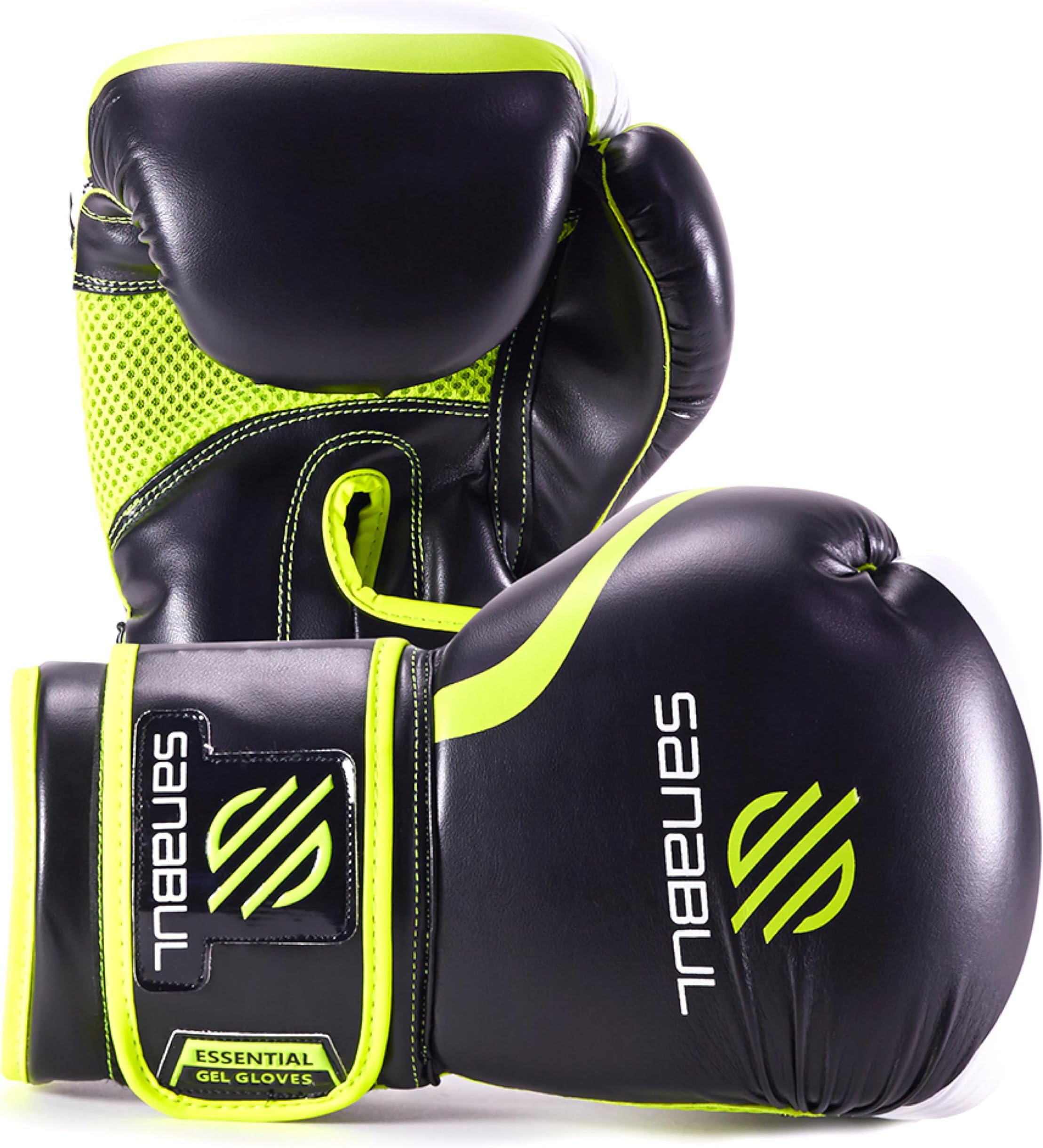 ESSENTIAL BOXING GLOVES GREEN 8-OZ