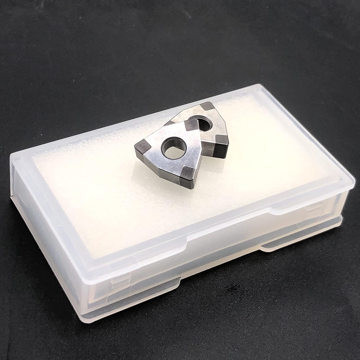 2pcs Turning indexble Inserts WNMG080408 CBN-6 Cubic Boron Nitride Suitable for high Speed Finishing of Heat Treated Steel,sintered Ferrous Alloy and cast Iron