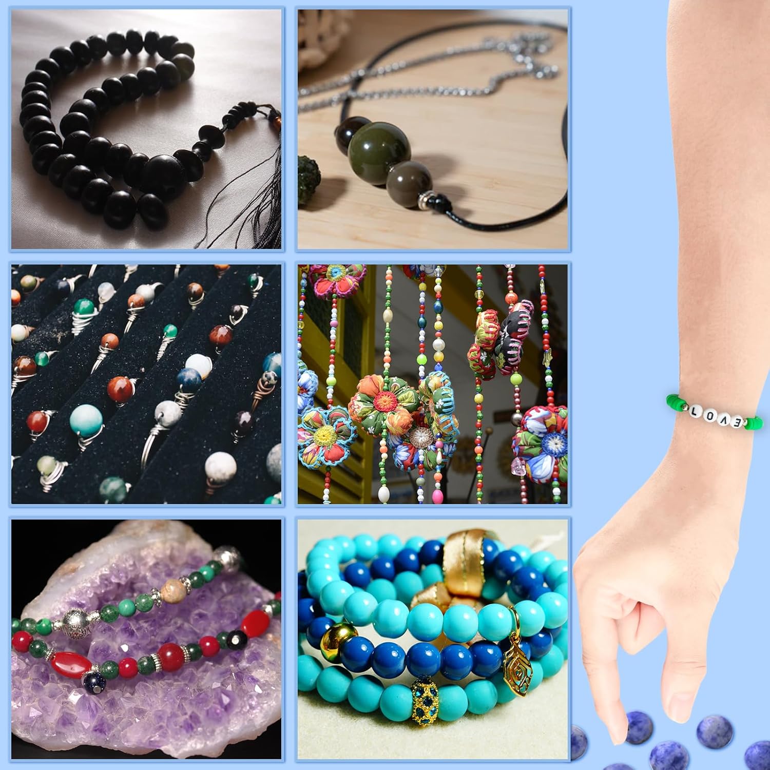 35pcs 10mm Natural Purple Dragon Vein Agate Beads Gemstone Beads Round Loose Beads for Jewelry Making - Image 5