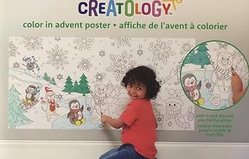 Creatology Days of Color Advent Calendar Winter Poster