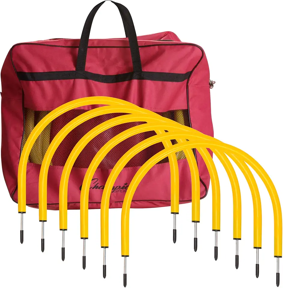 Champion Sports unisex adult PA12 soccer training aids, Yellow, One Size US product image