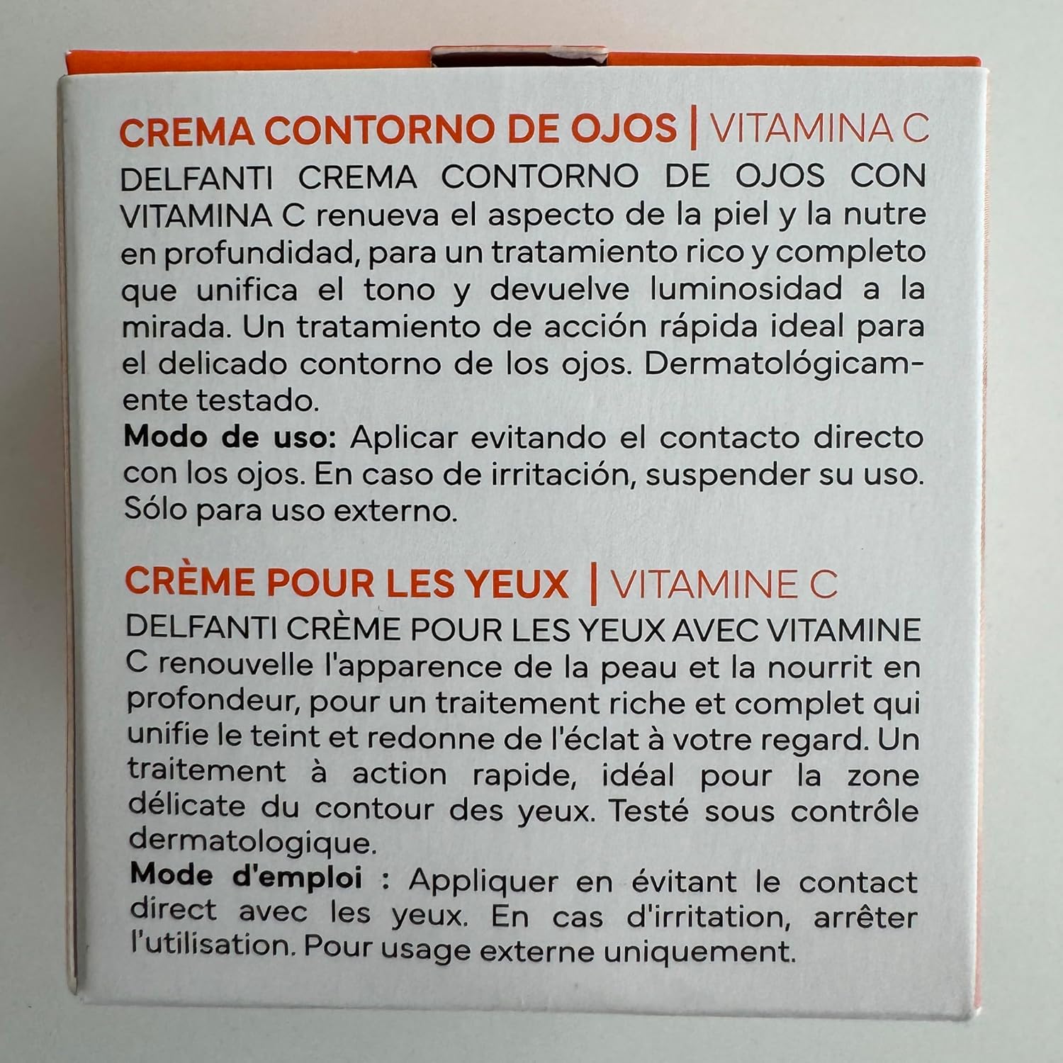 Delfanti-Milano • VITAMIN C EYE CREAM • Fast Result • Vegan • Made in Italy - Image 8