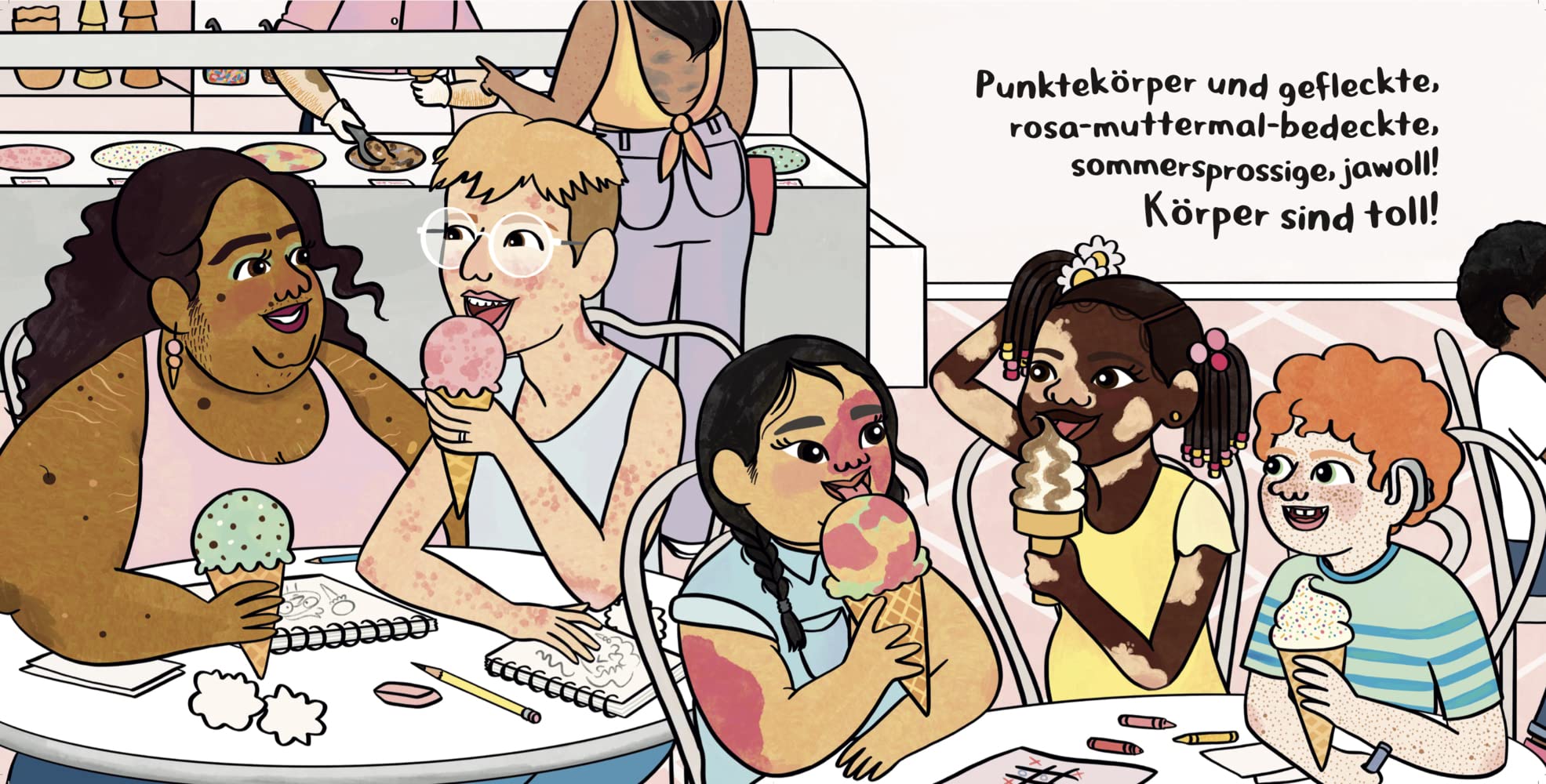 Körper sind toll: Ein fröhliches Liebe-Deinen-Körper-Bilderbuch. Durch Selbstakzeptanz und Body Positivity das Selbstbewusstsein von Kindern stärken. Vorlesebuch mit Reimen ab 3 Jahren.