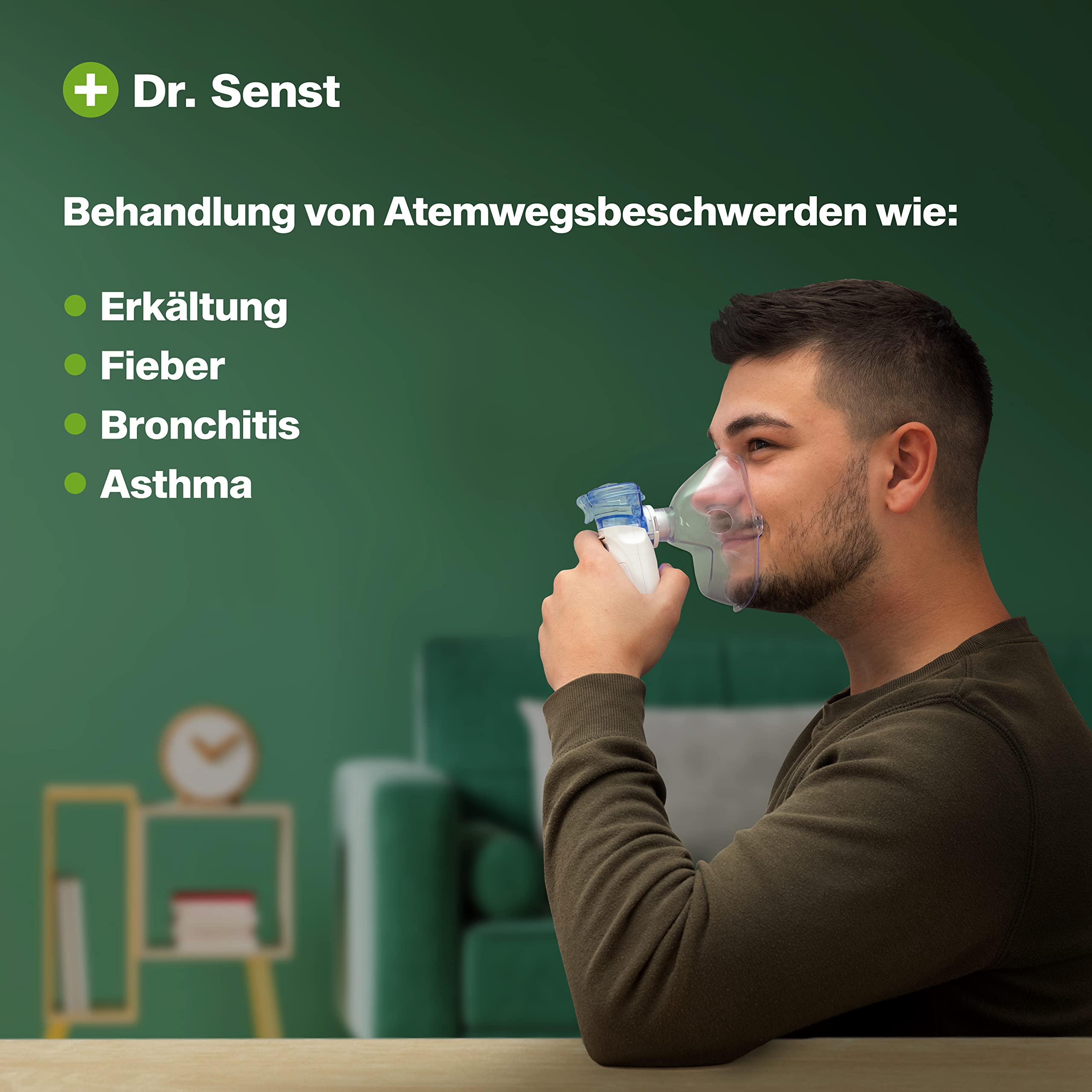 Inalatore portatile per bambini e adulti | Inalatore per malattie respiratorie con tecnologia a membrana oscillante | Nebulizzatore portatile regolabile, silenzioso
