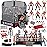 Liberty Imports Ultimate 32-Piece Wrestling Miniature Toys for Kids Pretend Play, Wrestler Figures with 2 Rings & Realistic Accessories for Boys and Girls, Great for Cake Toppers, Parties