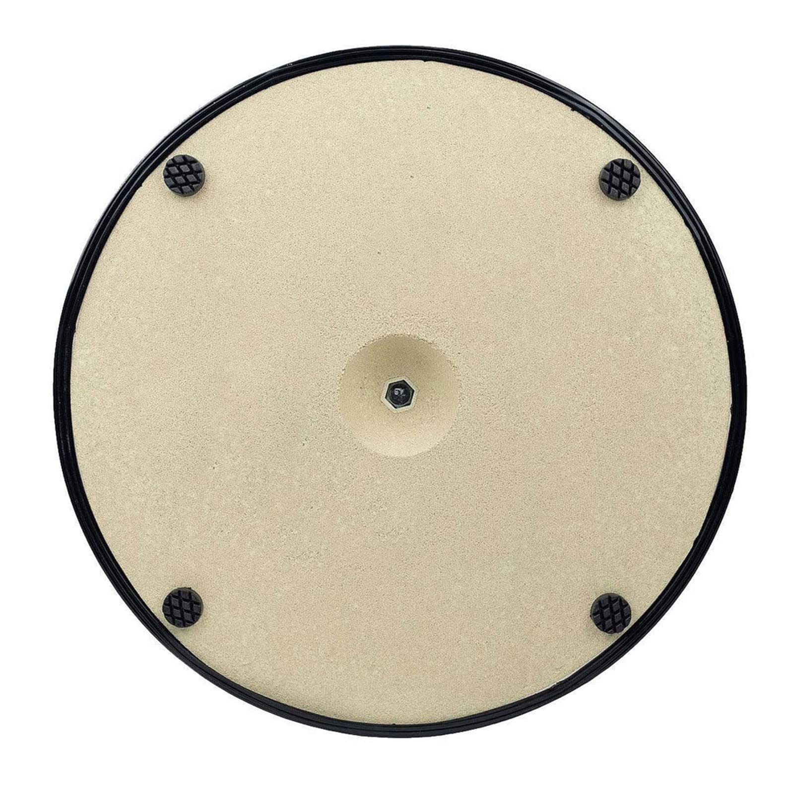 MONDO VIRO Elegante Base per ombrelloni in Cemento/graniglia per Una stabilità Senza compromessi (Rotondo 15 kg, Beige)
