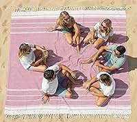 Vista 32 de LANE LINEN Paquete de 6 toallas de playa prelavadas de gran tamaño, elegantes toallas de secado rápido para piscina y viaje para adultos, 39 x 71