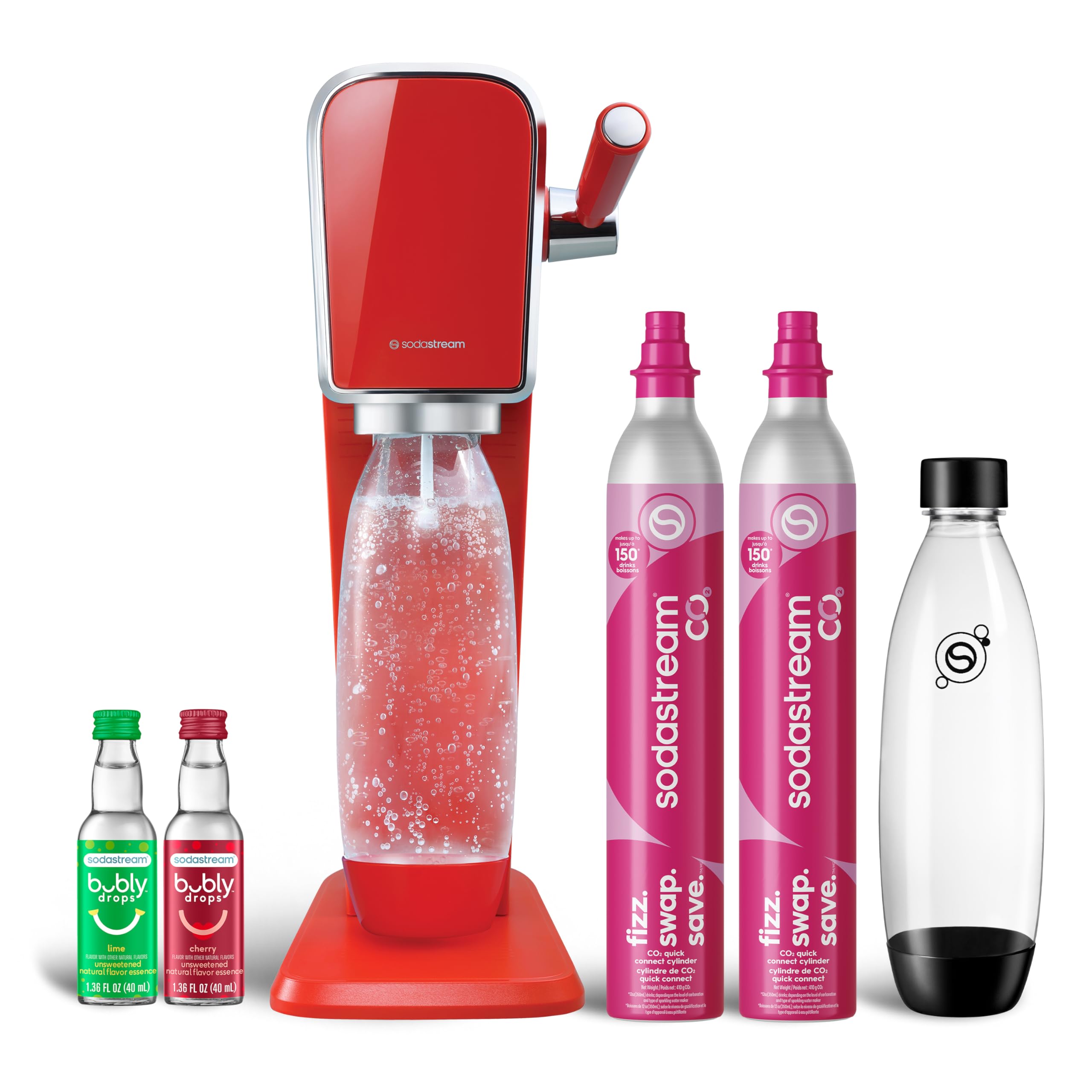 Amazon.com: SodaStream - ART Sparkling Water Maker | VALUE BUNDLE