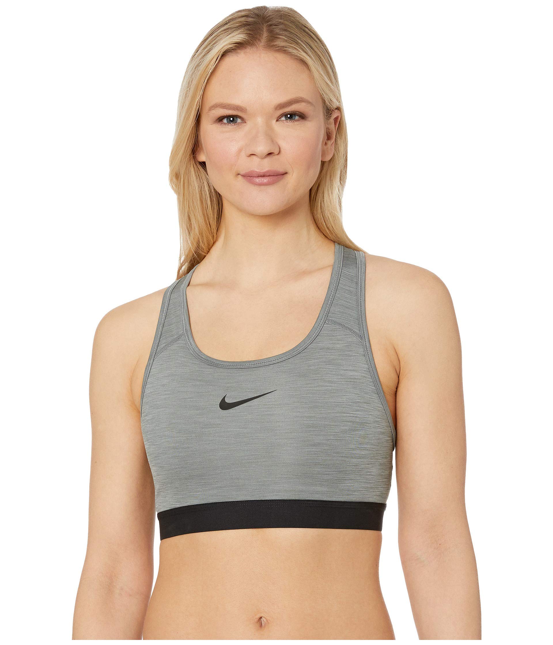 Nike Women's Swoosh Sports Bra Size Small, Smoke Gray Heather