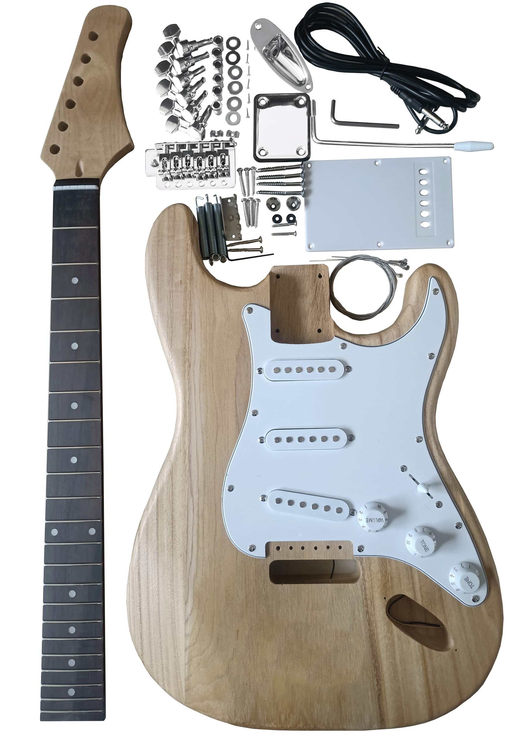 Buy HENGYEE DIY Electric Guitar Kits Strat Style Beginner Kits 6 String