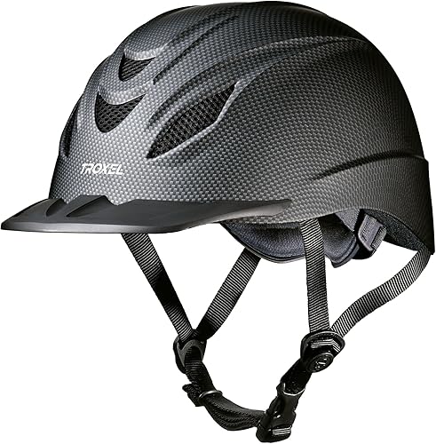 Troxel Intrepid - Casco de equitación para caballos de silla, diseño ajustable de bajo perfil, equipo de seguridad para equitación