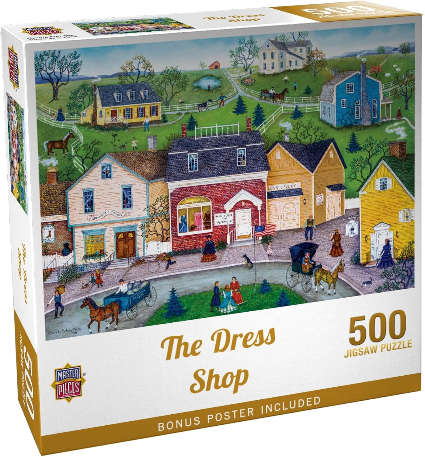 Masterpieces 300 Piece Jigsaw Puzzle for Adults and Families - The Dress Shop - 19.25"x26.63"