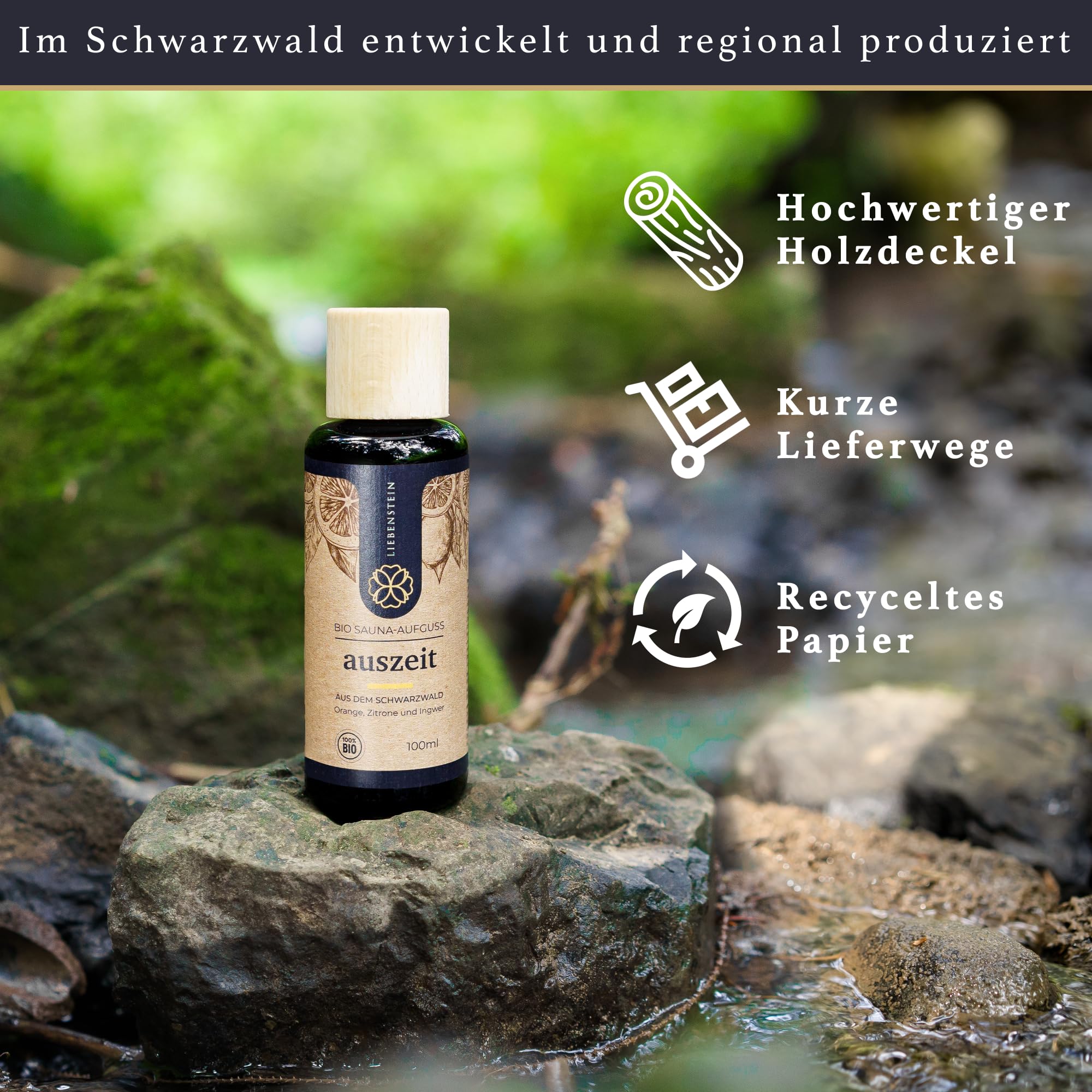 Liebenstein® Wohlfühl Sauna Set - 3 tlg. – Enthält Sauna Eimer mit Kelle [4L], Saunahandtuch (anthrazit) und Saunaaufguss (Orange, Zitrone), hochwertiges Sauna Zubehör Set oder als Sauna Geschenk Set