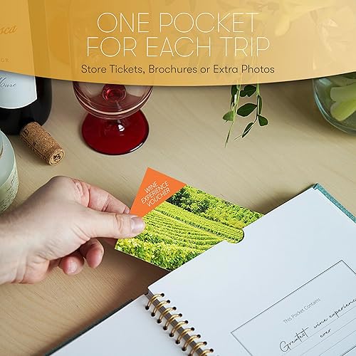 Miniatura 5 de Diario de viaje y cuaderno de viajeros para registrar viajes y recuerdos. Diario de viaje para mujeres y hombres. Regalos de viaje para almas