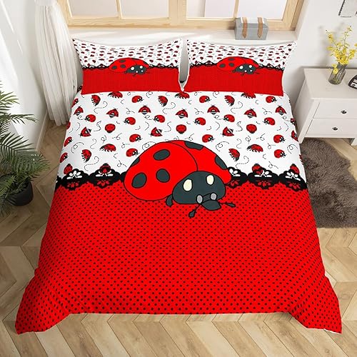 Miniatura 126 de Castle Fairy Juego de funda de edredón de cola de pez de sirena, tamaño Queen, juego de ropa de cama de escamas de sirena de acuarela arcoíris, 3