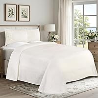 Vista 10 de Superior Juego de colcha de mezcla de algodón, incluye colcha de gran tamaño y 2 fundas de almohada a juego, manta ligera, decoración de cama