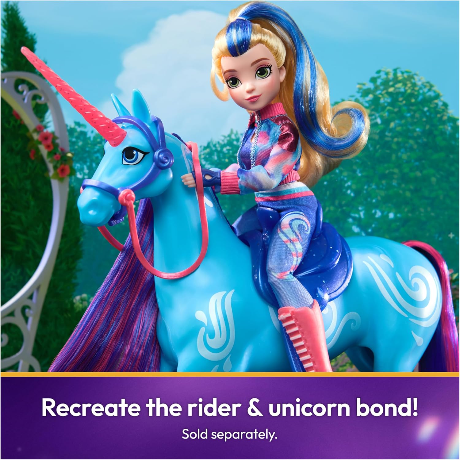 Unicorn Academy, River with 2 Riding Accessories, 11”, Compatible with Isabel, Dolls & Unicorn Toys for Girls Ages 4 and up - Image 6