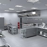 Vista 394 de Mesa de trabajo de acero inoxidable, mesa de metal