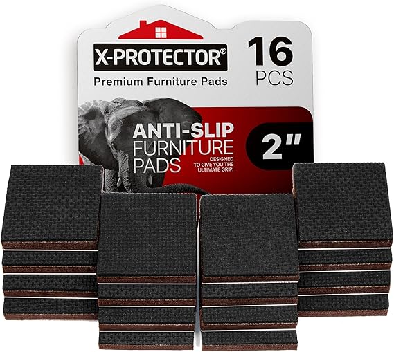 XPROTECTOR Non Slip Furniture Pads 16 Premium Furniture Grippers 2