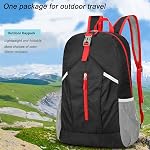 Levayhill 25L Foldable Hiking Backpack,Small Packable Daypack | Lightweight Collapsible Bag,Water Repellent Travel Basic-Daypack,Men Women Camping Cycling Rucksack Outdoor Back Pack