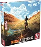 Fire & Stone - Board Game by Pegasus Spiele 2-4 Players – Board Games for Family – 45-60 Minutes of Gameplay – Games for Family Game Night – Kids and Adults Ages 10+ - English Version