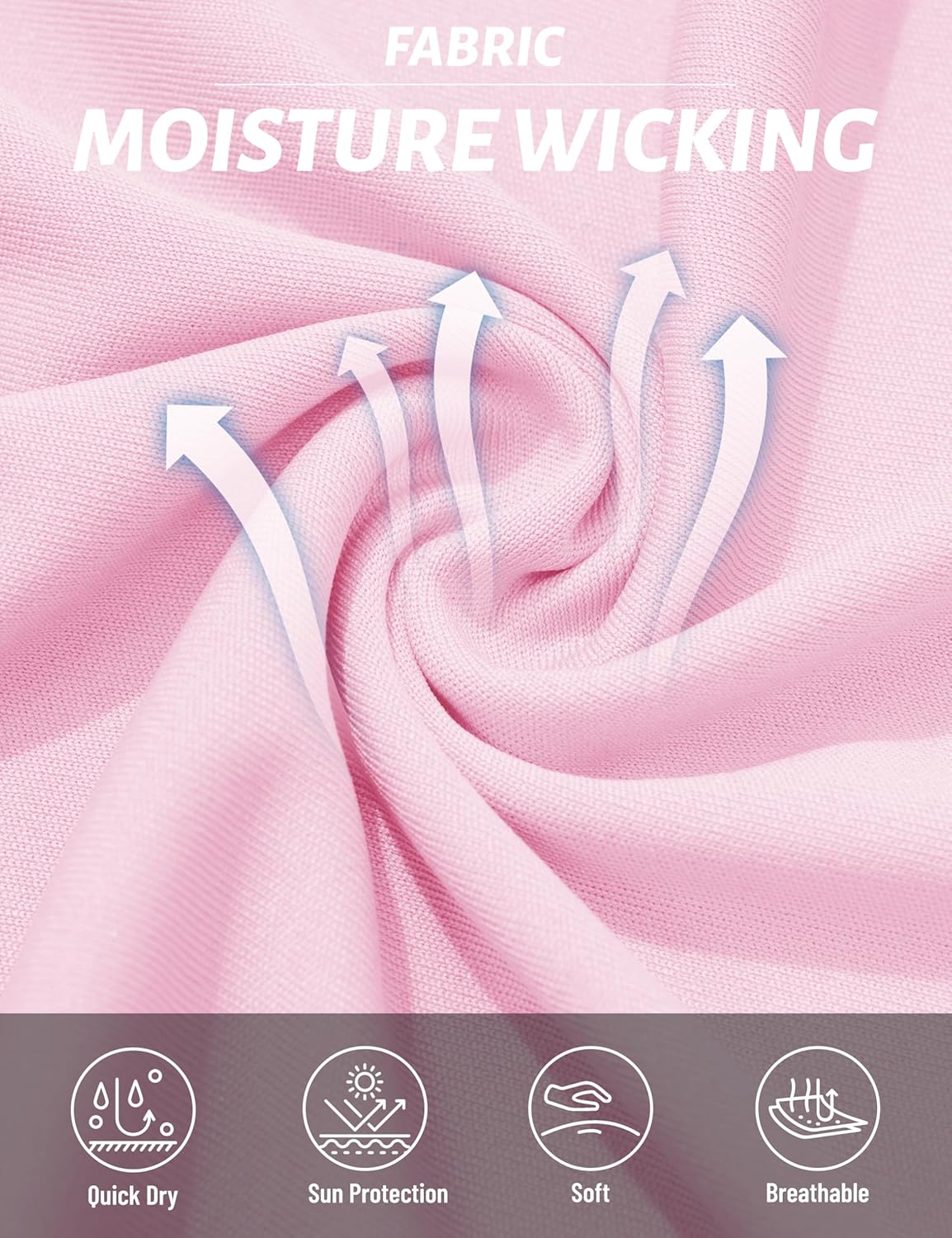 TACVASEN Women's Short Sleeve Workout Shirts UPF 50+ Sun Protection Quick Dry Athletic Tops for Running Gym Tee - Image 6