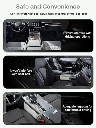 Miniatura 8 de Owntow XN001 - Llenador de espacio de automóvil de ajuste universal, organizador de cuero de alta calidad, organizador de automóvil, accesorios de