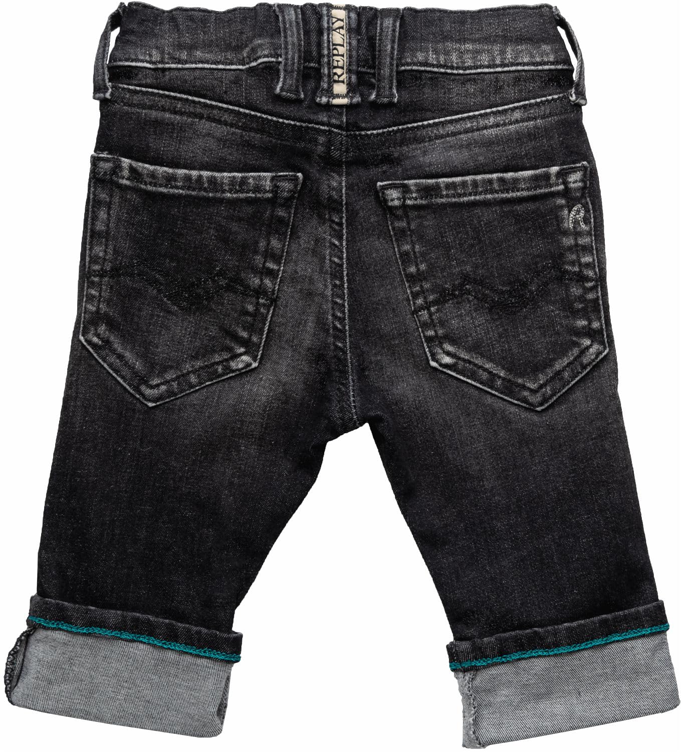 Replay Pb9018 White Weft Black Power - Jeans - Moderne - Bébé garçon
