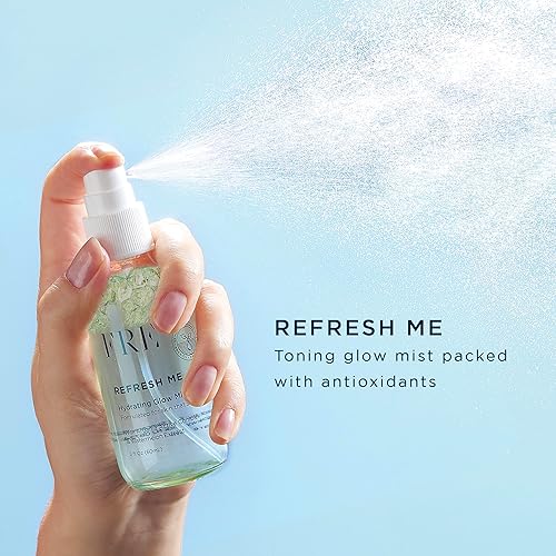 Miniatura 2 de FRE Skincare - Spray facial hidratante antienvejecimiento para piel que suda, aumenta el colágeno y equilibrio del pH, reduce las arrugas, vegano y