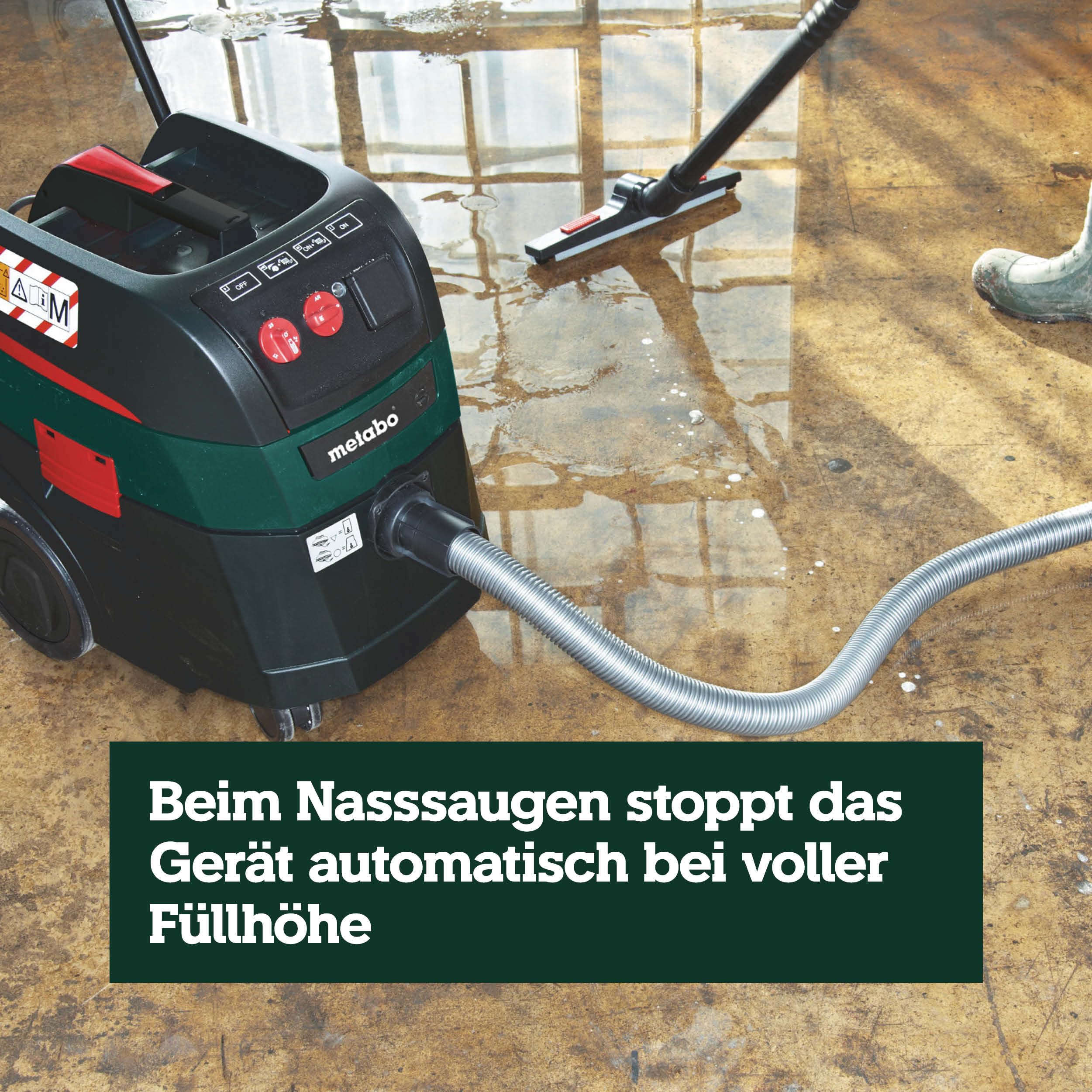 metabo Allessauger ASR 35 M ACP, Nass-Trockensauger für Staubklasse M
