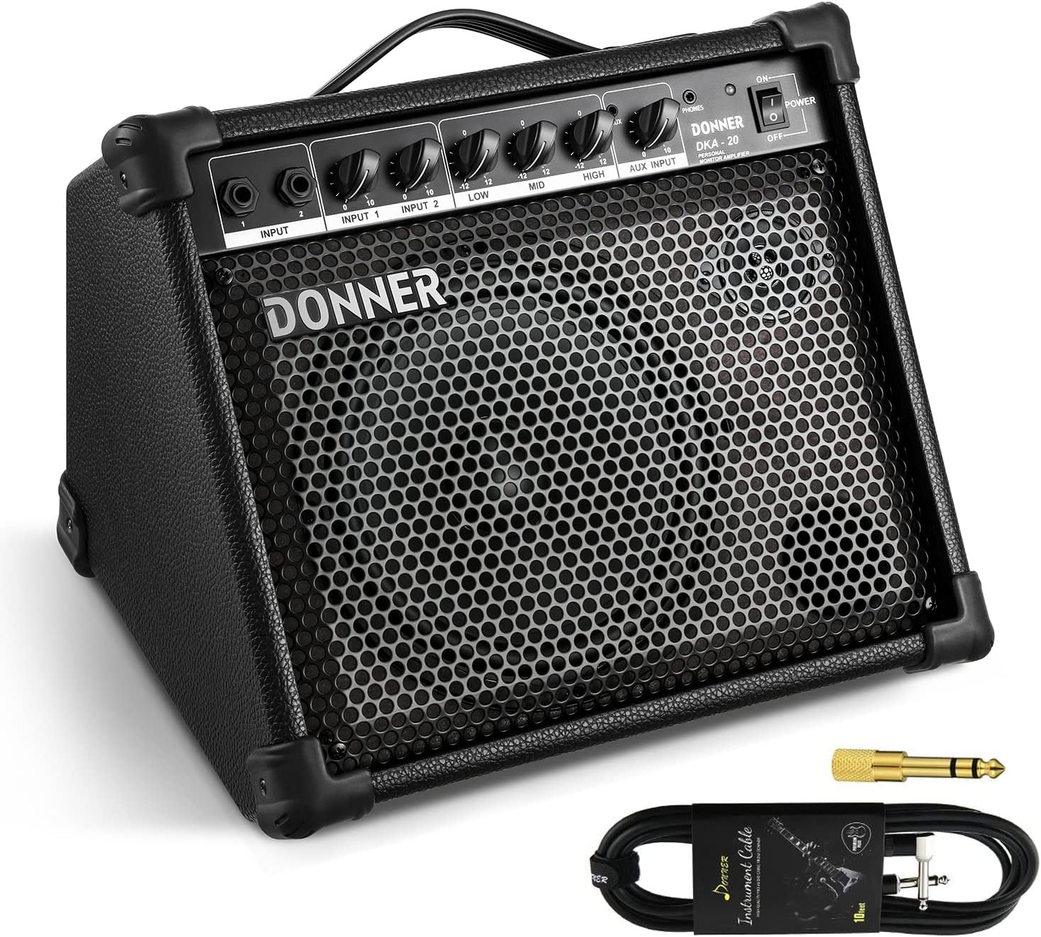 Donner DKA-20 Keyboard Amp 20-Watt Keyboard Amplifier