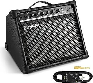 Sponsored Ad - Donner DKA-20 Keyboard Amplifier 20 Watt Keyboard AMP with Aux in and Two Channels, Bass Guitar Amp, Piano ...