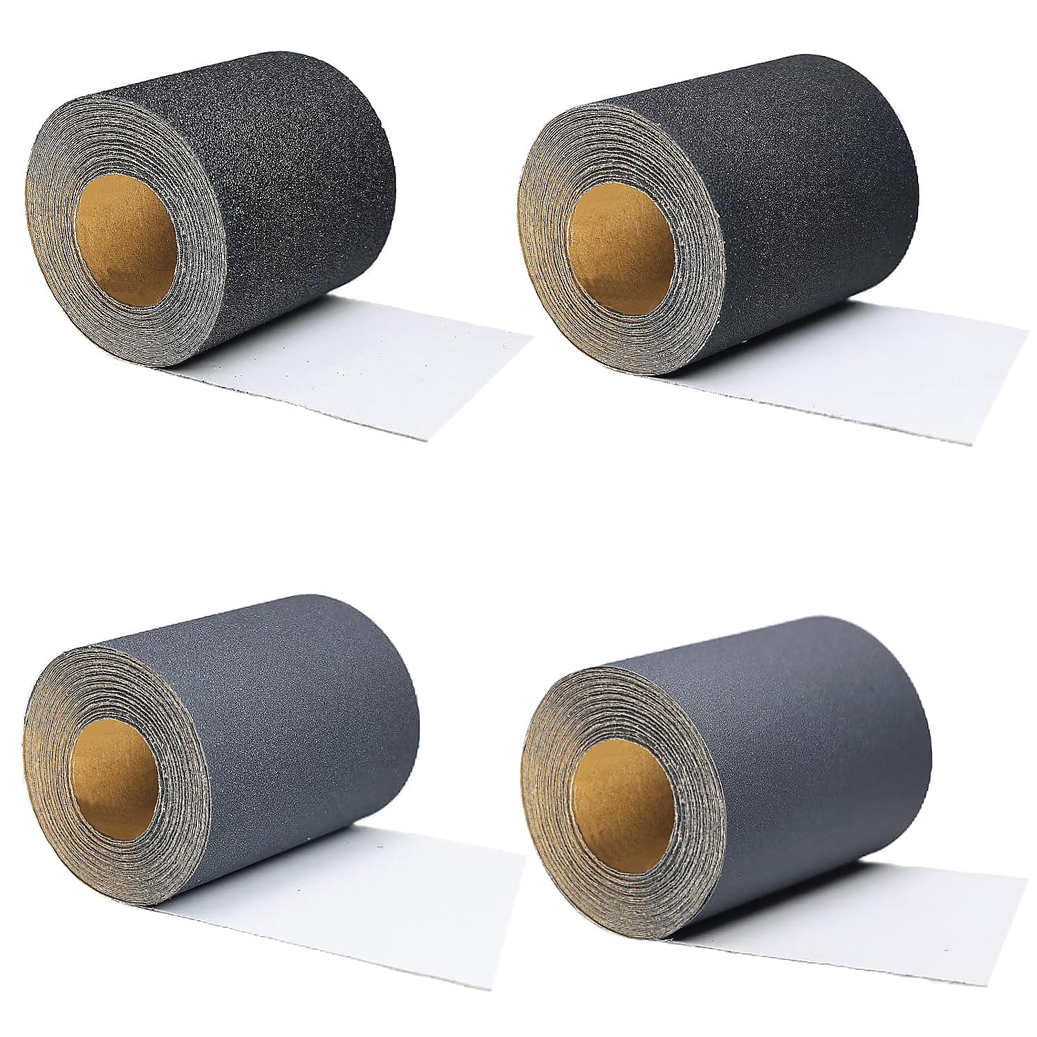 Silicon Carbide Sandpaper Rolls - 20 Yards, 4 Grits -1